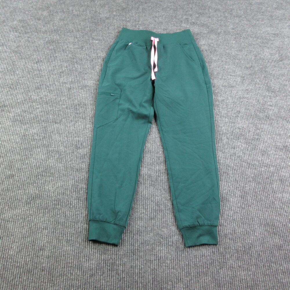 FIGS Pants Womens XSP Green Zamora High Waisted Jogger Scrub Pant 26x26* NWT